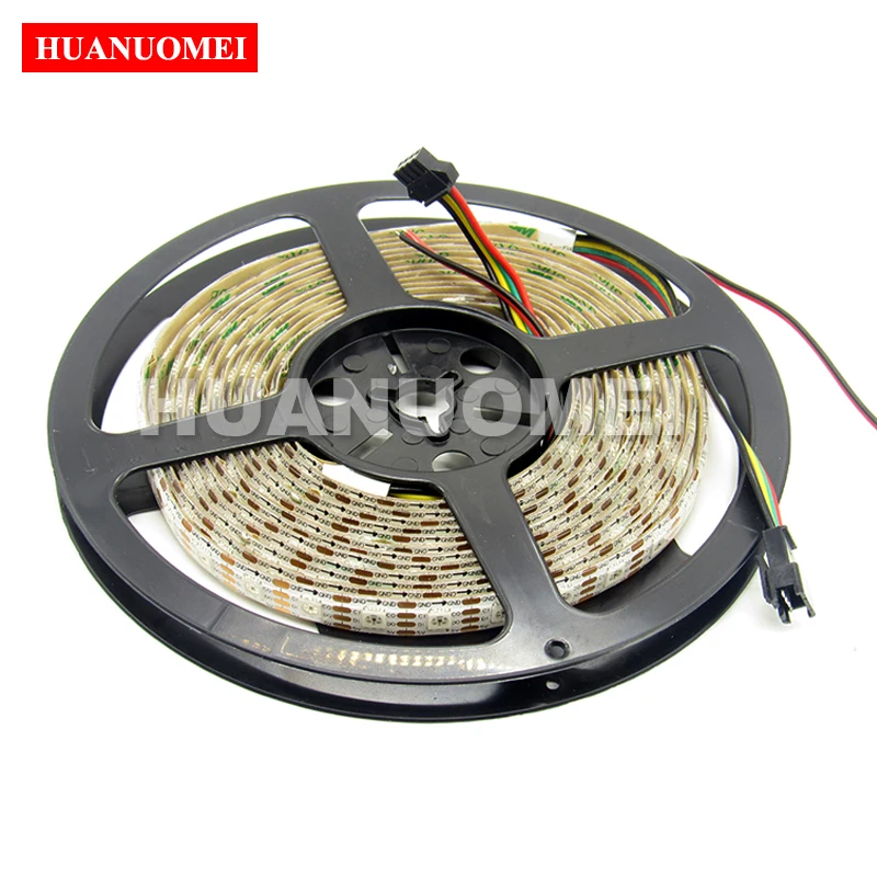 5M 72Pixels/M SK9822 LED Strips APA102 SMD 5050 RGB Pixel Neon Light Decoration White PCB Waterproof IP65 TV Lamp Flexible Tape