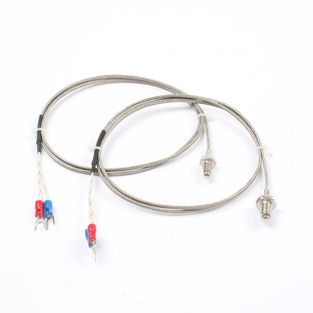 Thermokoppel M6 M8 Schroefdraad Inch Thermische Weerstand Temperatuursensor Lijn Probe Temperatuursensor