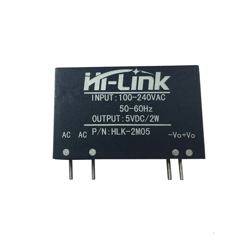 Free shipping 1pcs/lot AC-DC 220V to 5 V 2W mini power supply module intelligent household switch power supply module HLK-2M05