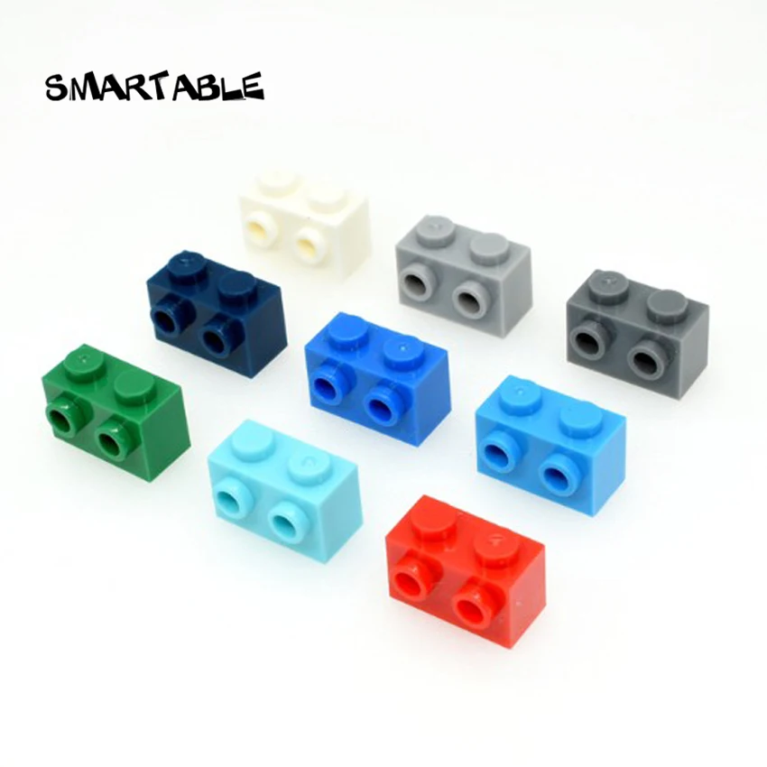 

Smartable Technical Brick Special 1x2 with Studs on 1 Side Building Blocks Parts Toys For Kids Compatible 11211 50pcs/lot