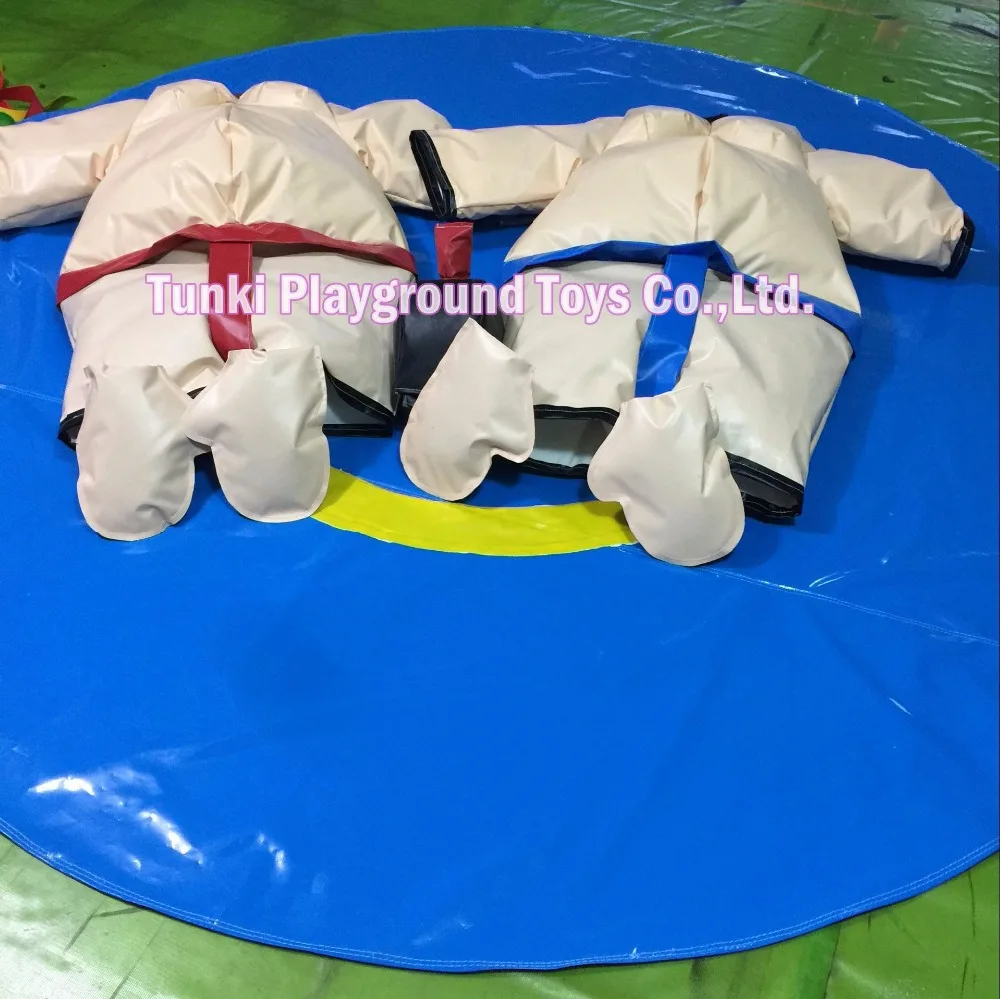 

beige inflatable wrestling sumo suits for children