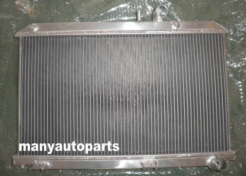42mm 2Row Aluminum Racing Radiator For Mazda RX-8 RX8 SE17 1.3L Manual 2003-2012 MT 2.6  11 10 09 08 07 06 - Image 5