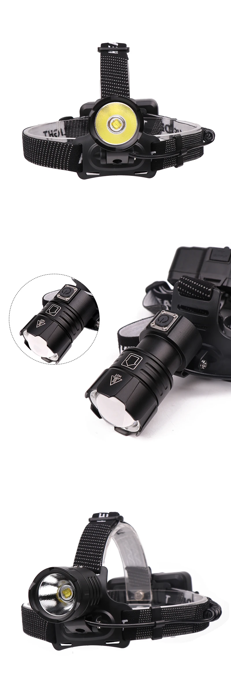 Most powerful led headlamp USB charge XHP70.2 torch head lamp flashlight 18650 battery zoom XHP50 XPL V6 waterproof