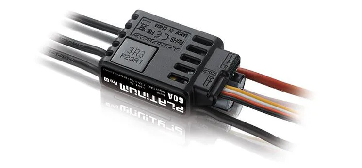 1 pz originale HobbyWing Platinum PRO V4 60A ESC (3S-6S) per 450-480 classe Heli (elica: 325-360mm)