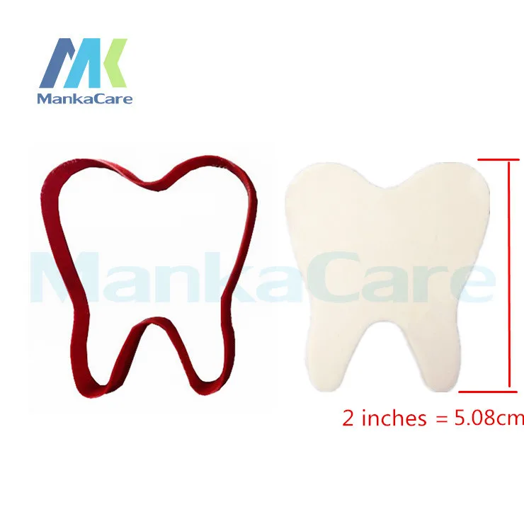 3D Printing Tooth shape modelling cookie mould turn sugar cutting tools suit cake Dental gift teeth shape cookie cake mould