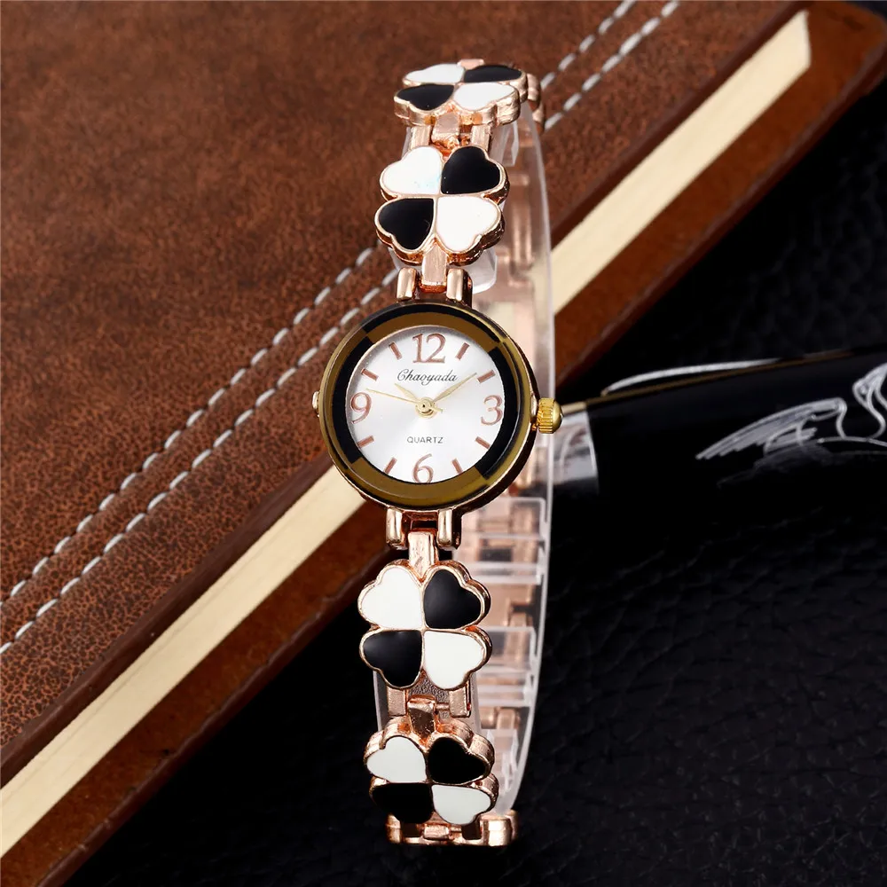 Luxury Stainless Steel Ladies Watch Flower Fashion Women Jewelry Watches Casual Rose Gold Bracelet Female Clock Relogio Feminino