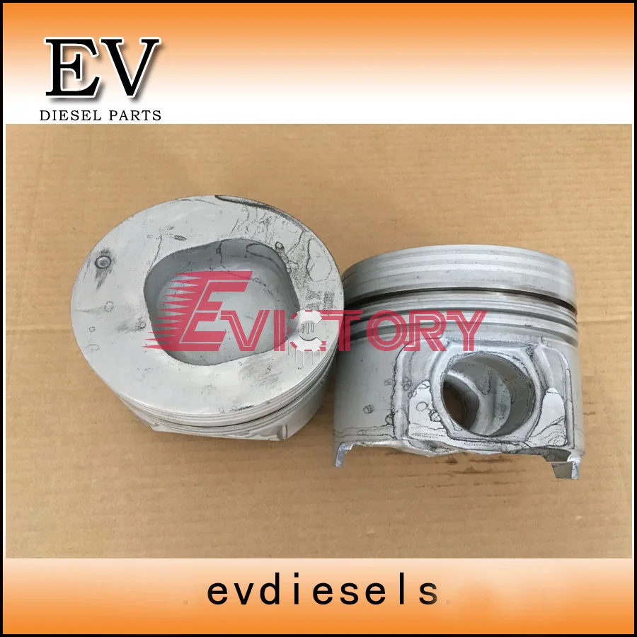 Genuine type For Hiatch Excavator / truck 6SA1 piston 1-12251-016-0 1-12251-016-2