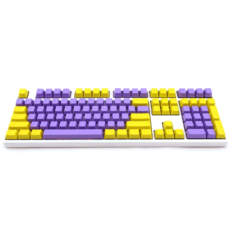 

ECK Transparent Key Cap For IKBC Ducky CoolerMaster GS Cherry Mechanical Keyboard Word Transmission 108 Keys Keycaps