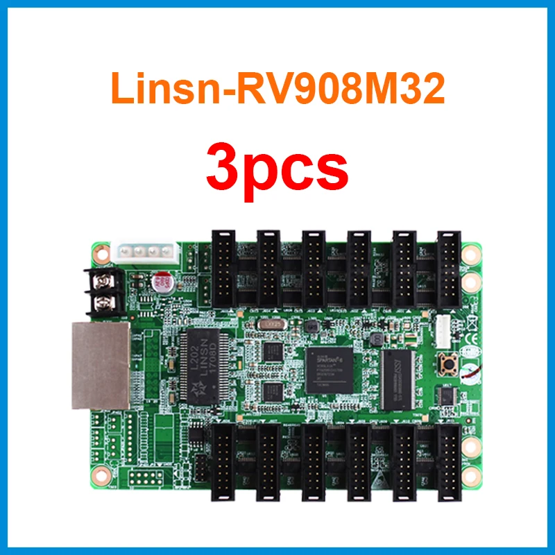 

3PCS Linsn Led Control System RV908M32 Work With TS802D For Outdoor Led Signs Display Business Event Projects