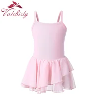Camisola Leotardos de ballet para niñas Ballet Danza Ropa de baile Vestido de leotardo de gimnasia