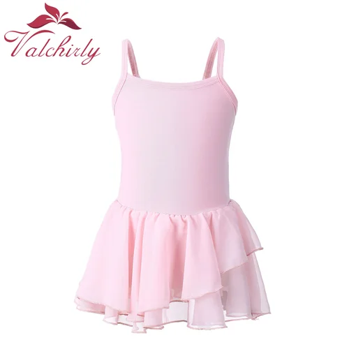 Camisola Leotardos de ballet para niñas Ballet Danza Ropa de baile Vestido de leotardo de gimnasia