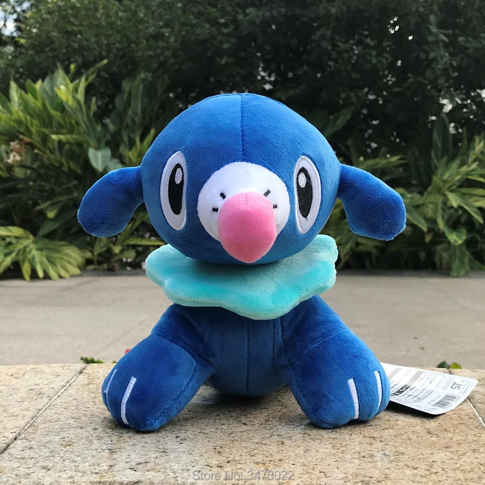 Anime pokemon plush popplio litten rowlet brinquedo de pelúcia dos desenhos animados boneca macia com tag