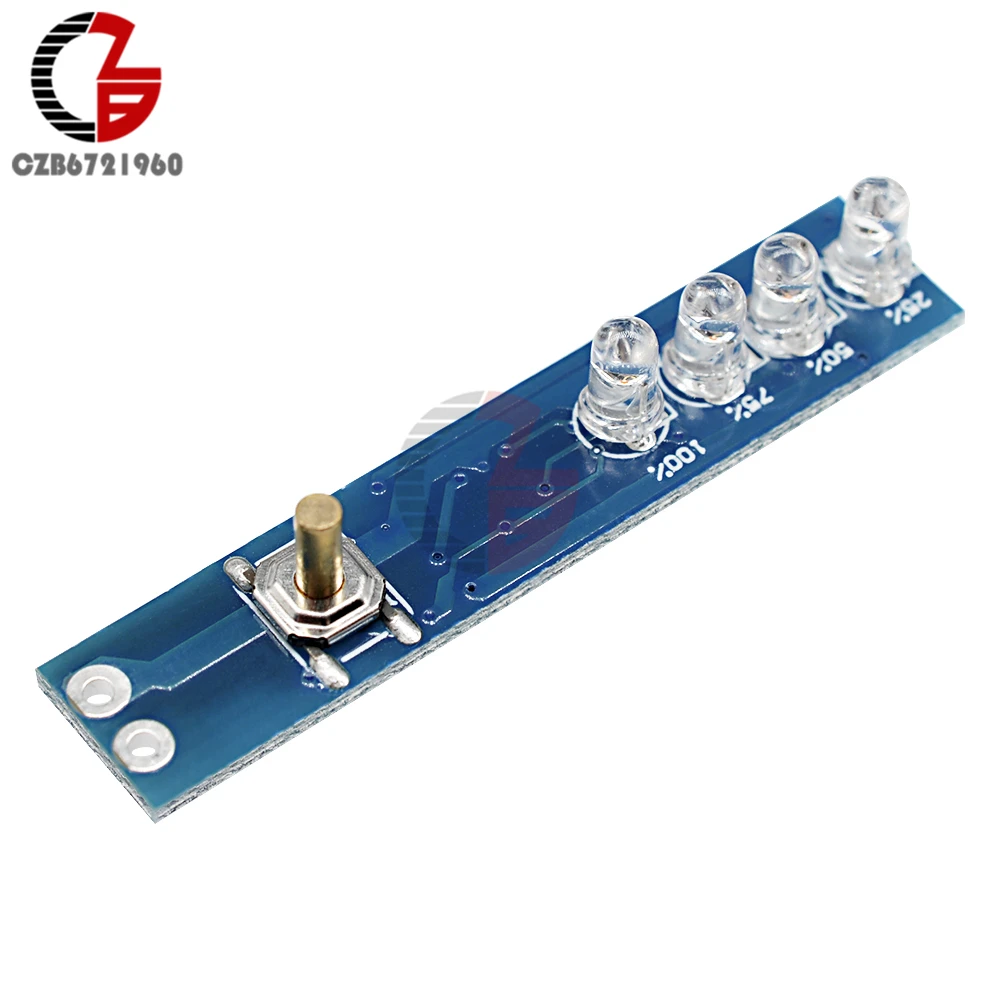 1S 2S 3S 4S 18650 Lithium Battery Capacity Indicator Li-ion Lipo Lead Acid Battery Power Level Indicator Tester Monitor for Car