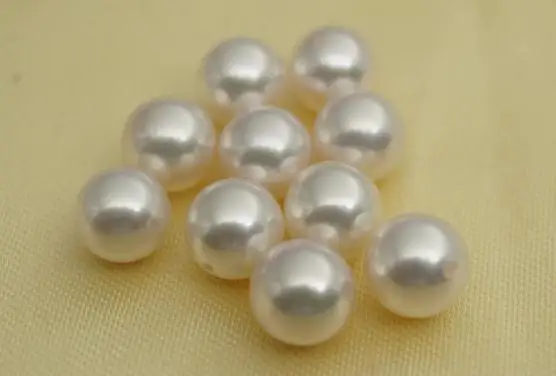 Akoya Round Pearl,7.5-8mm AAA Made In Japan,Cultured Pearl Beads,Natural Loose Pearl Bead,Half Drilled Matched Pair.