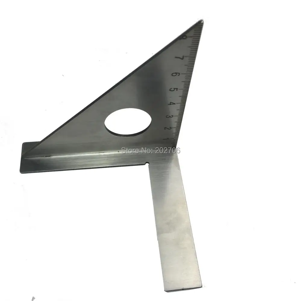 45 degree Stainless Steel Triangle Square ruler Rafter Speed Square T and Tri Angle Square Mulit Scriber tools