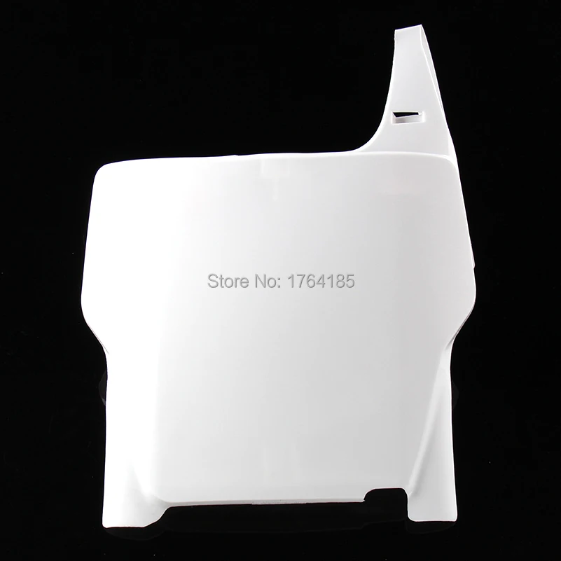 Plastic fairing Front Number Plates Plate white fit Honda CR125R CR250R CRF250R CRF450R 04-07 Off road Racing Motocross