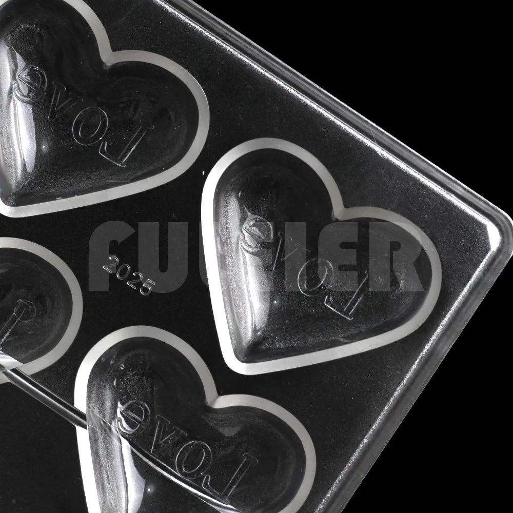 Love Heart shape candy chocolate mould Valentine\'s Day gift Cake decoration Pastry Tools Baking polycarbonate Chocolate mold