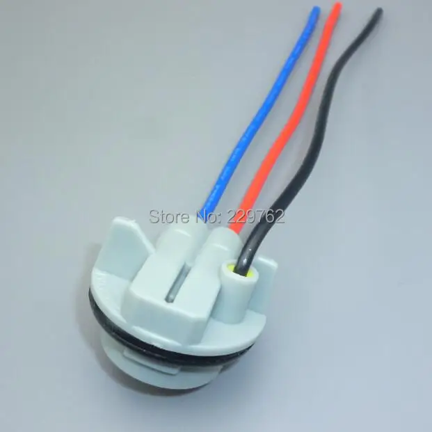 1PCS 1157 Bulb Socket BAY15D Lamp Holder P21/5W Adapter Base Connector For Brake Light Plastic Car Accessories