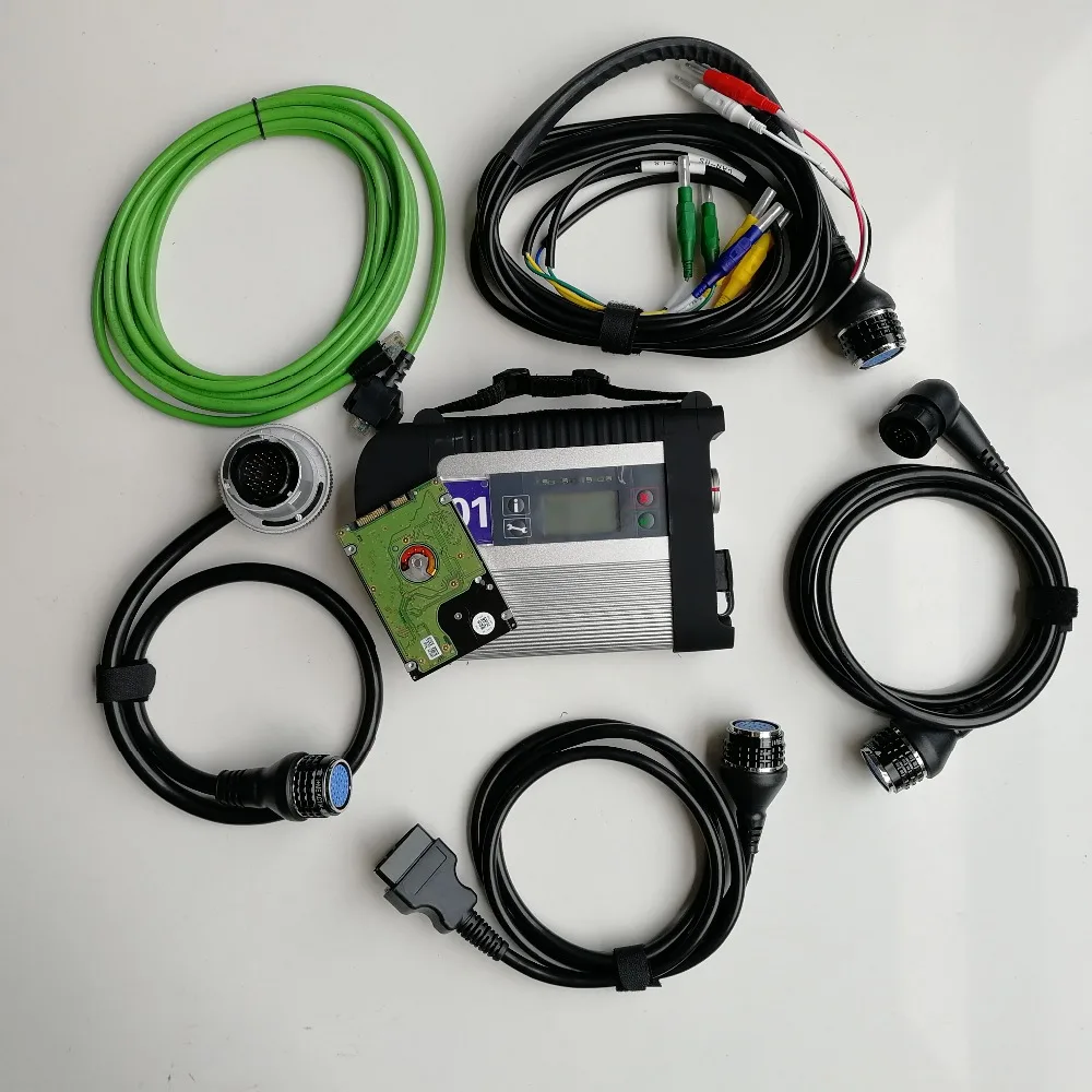 New MB Star SD C4 Doip 320GB HDD Latest Software Multi-Languages for CAR and TRUCK Fault Diagnosis Powerful Function Connect