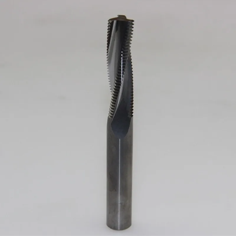 3F 4 6 8 10 12 14 16 18 20 *50/60/75/100mm Flat roughing  end mill for wood Spiral Bit Milling Tools Carbide CNC End mill