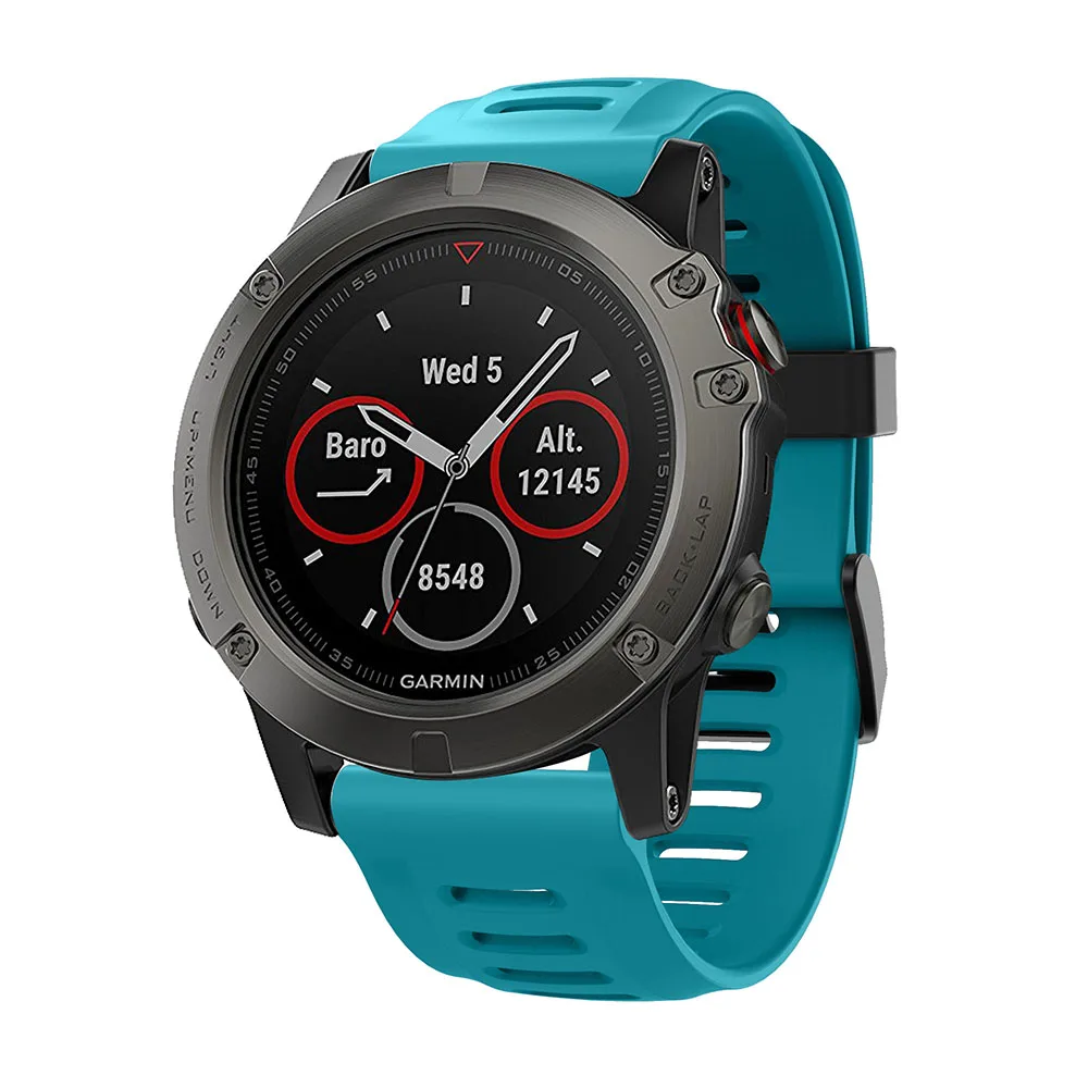 26mm dla Garmin zegarek wymienna opaska silikonowy zegarek sportowy pasek na nadgarstek dla Garmin Fenix 5X/5 Xplus/Fenix 3/Fenix 3 HR zegarek gps