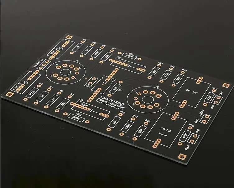 الكلاسيكية أنبوب الدائرة المضخم Preamp مجلس DIY أطقم ل 12AX7 / 21AU7 أنبوب السفينة حرة