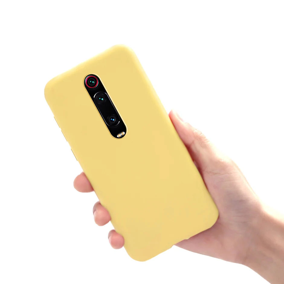 Case For Xiaomi MI 9T Pro Redmi K20 Candy Color Soft Silicone Case For Xiaomi Redmi K20 Pro Cute TPU Back Cover Coque