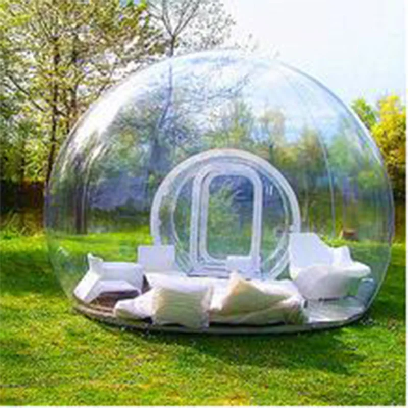 

Outdoor Single Tunnel Inflatable Bubble Tent, Transparent Bubble Tent