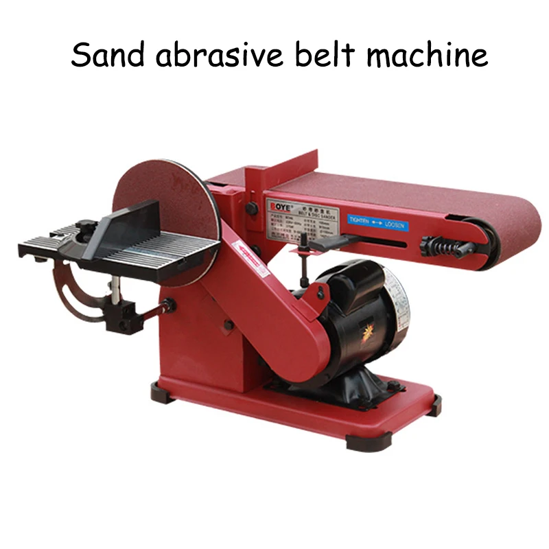 Electric Belt Sander Woodworking Sanding Machine Vertical Polishing Machine Grinder Ponceuse Sharpening Machine BD46