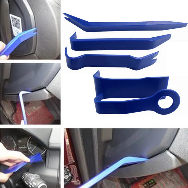 5Pcs Car Interior Plastica Dash Autoradio Porta Clip Pannello di Rivestimento Kit Open di Rimozione Della Leva di Strumenti di