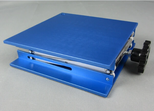 25 x 25 CM blue manual lifting platform,lifting table,lab lift table,Laboratory lifting platform,laboratory instrument