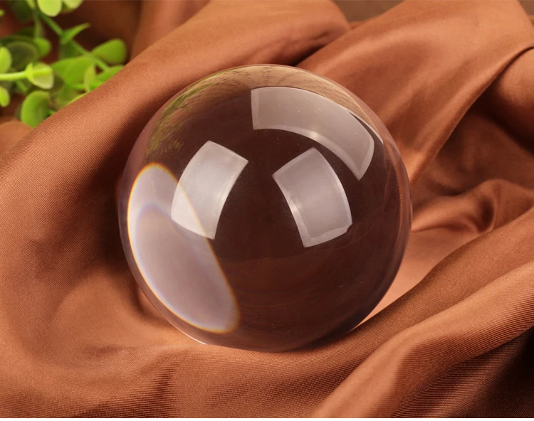 1pc 60/70/80/90/100mm Pure Clear High Quality Quartz Crystal Ball Sphere Crystal Glass Ball