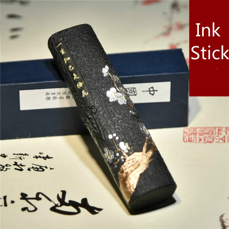 Chinese Calligraphy Ink Sticks for Writing and Drawing Ink Stone Calligraphy Brush solid pine soot ink block Chinese Writing