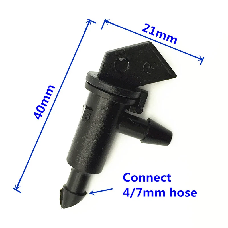 4L 8L 16L Dripper podlewanie ogrodu rośliny szklarniowe nawadnianie podlewanie kroplówki 1/4 Cal dysza opryskiwacz może być zdemontowany 10 sztuk