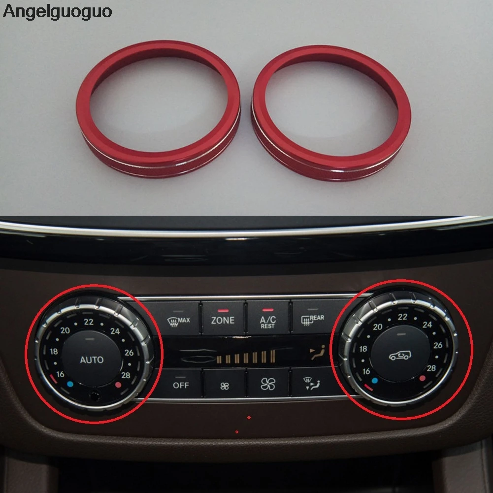 Car air conditioning Rotary knob button cover for Mercedes Benz GLE M GLK SL GLS SLK G GL CLS Class 