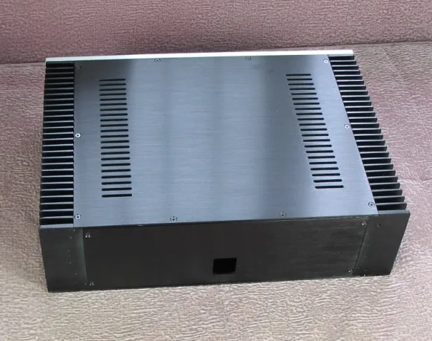 BZ4312 Radiator aluminum amplifier chassis / Class A amplifier chassis /AMP case Enclosure DIY BOX (430*120*310mm)