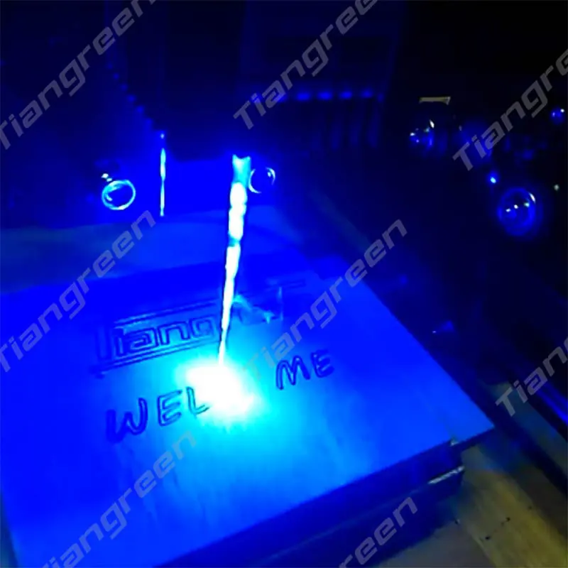 Imagem -04 - Módulo de Laser 5.5w Alta Potência 5500 nm Focalização Azul Módulo Ttl Gravura e Corte 450nm mw Tubo Laser