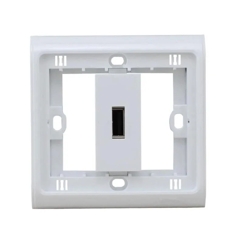 Panneau droit USB 2.0 souris U disque prise murale 86 Type combiné