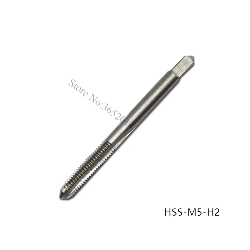 1 pz M3 M4 M5 Vite di Macchina Rubinetto Etero Flauto HSS Filettatura Metrica Tap Drill Filo H2 Die Tap Spina strumento
