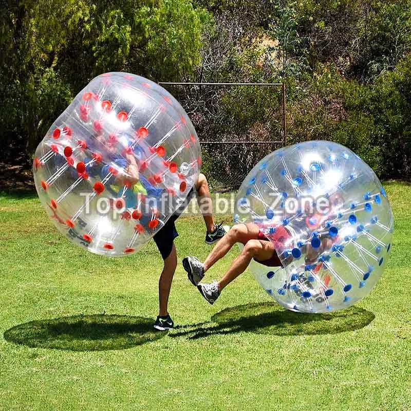 Nadmuchiwana piłka zderzaka o średnicy 1,5 m na sprzedaż Kolorowa nadmuchiwana piłka nożna Bubble Ball do gier sportowych Tania piłka Bubble Ball