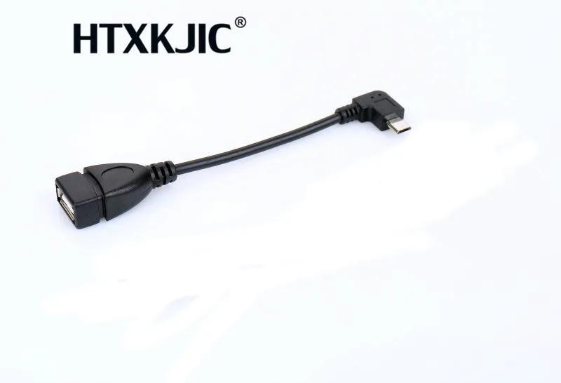 新加入 Otg ケーブルアダプタマイクロ USB 2.0 オス usb 2.0 女性 90 度直角コネクタ usb フラッシュディスク