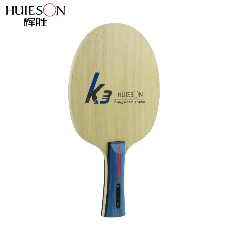 Huieson 7 Ply Pure Wood Table Tennis Blade 2 Ply Limba 5 Ply Ayous Wood Powerful Ping Pong Blade for Senior Training Racket K3