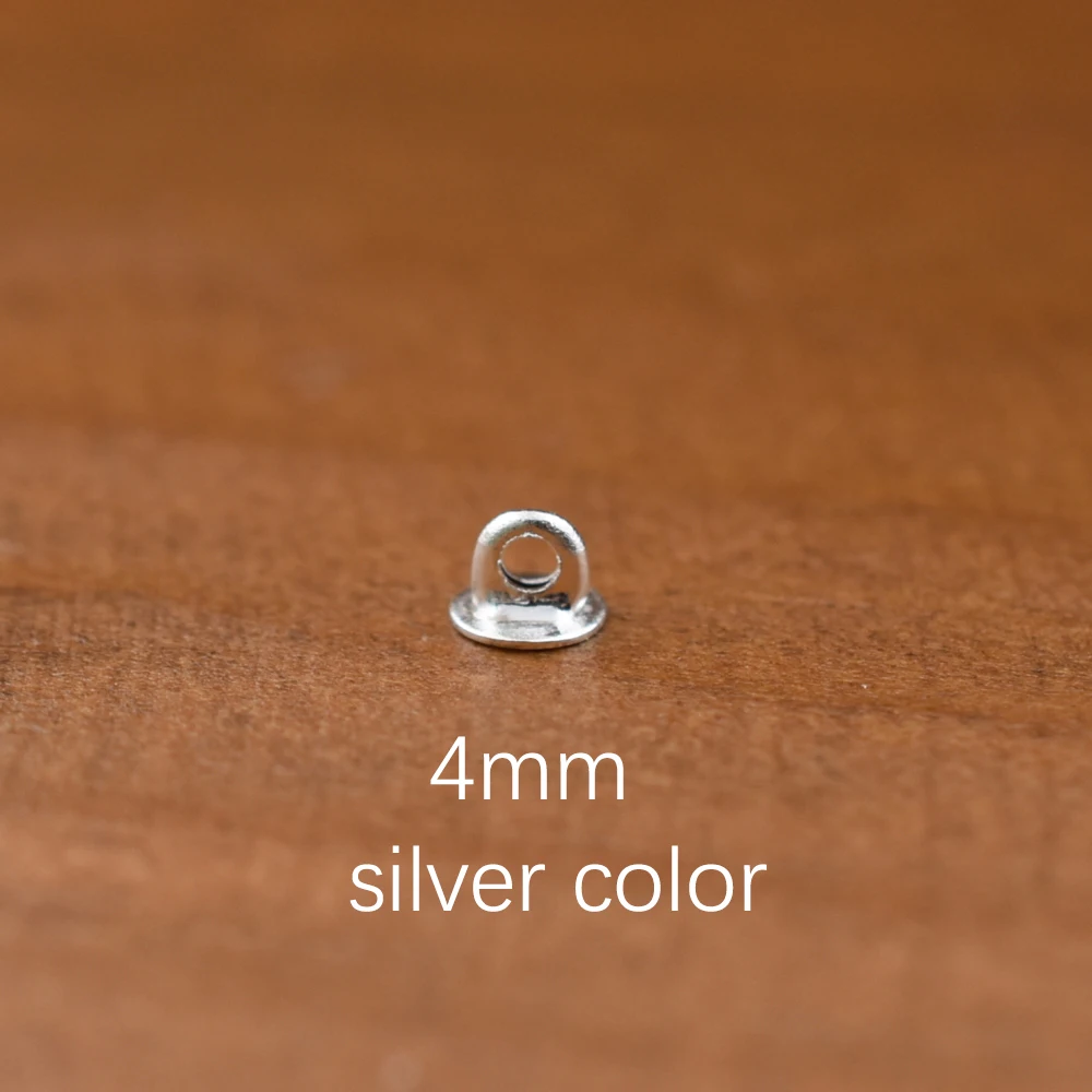 20pieces 4mm 6mm 8mm Beads Cap Pendant Connector Jewelry Findings Diy Handmade Materials