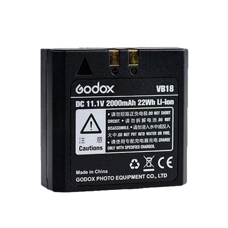 Godox oryginalny VB18 2000MAH zapasowy akumulator litowo-jonowy ładowarka VC18 do Speedlite V850 V850II V860 V860II