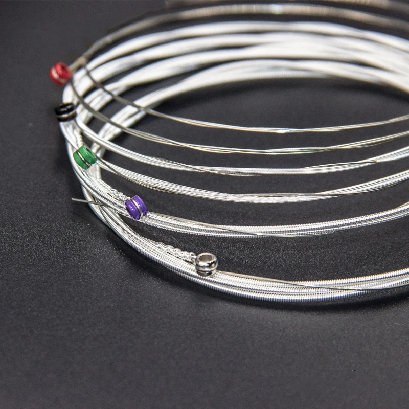 Musical Instrument Accessories Orphee Acoustic Guitar Strings Hexagonal Sliver Jacketed Alloy Q160S 011-052