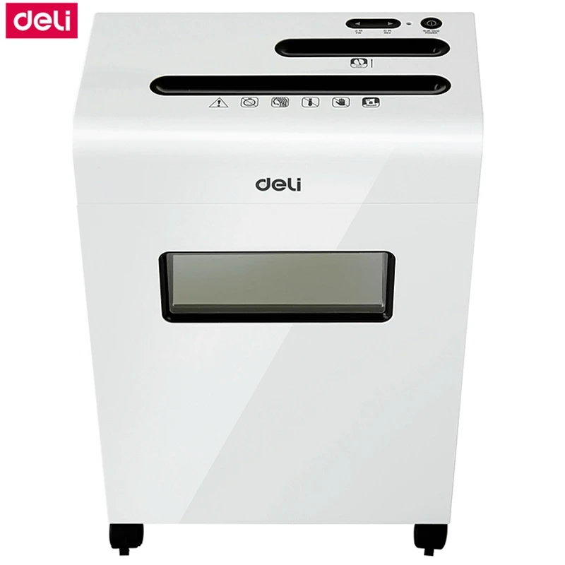 Deli 9911 Elektrische Papiervernietiger 16L Volume 220-230VAC/50Hz 190W 4X25Mm Kladjes 5 Minuten coutinue Shred Cd Kaarten Shredder