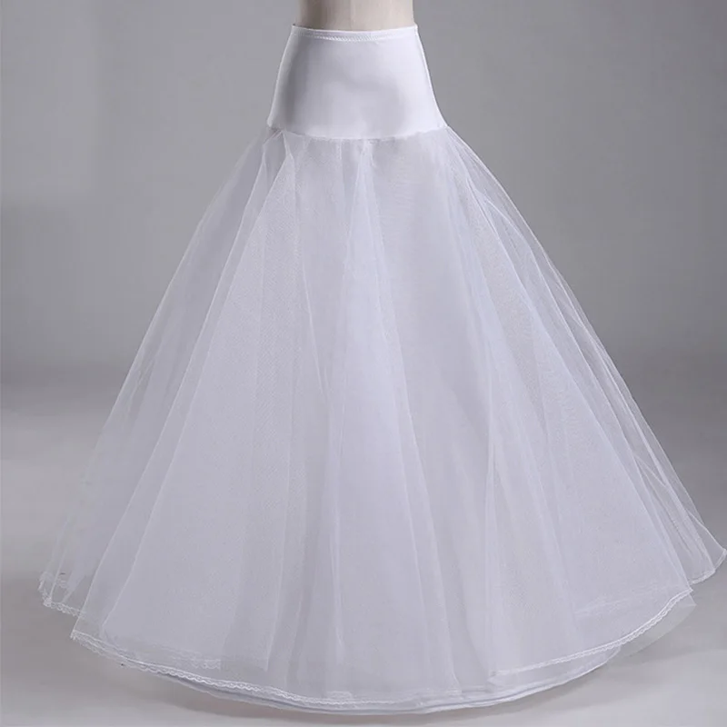 Best Selling High Quality A Line Tulle Wedding Bridal Petticoat White Black Underskirt Crinolines For Wedding Dresses Wholesale