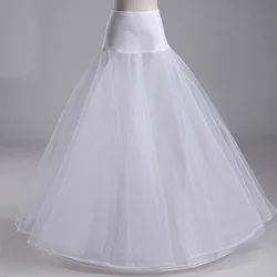 Beste Verkauf Hohe Qualität EINE Linie Tüll Hochzeit Braut Petticoat Weiß Schwarz Unterrock Krinolinen Für Hochzeit Kleider Großhandel