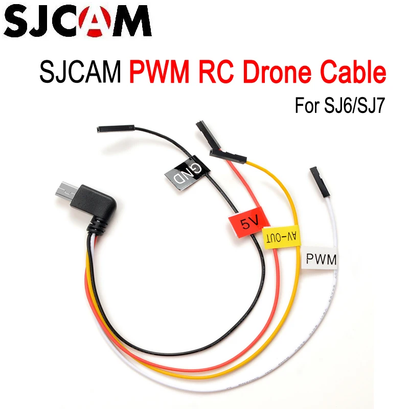 Cavo Drone originale SJCAM PWM RC per antenna FPV per SJCAM SJ6 Legend SJ7 Star SJ360 Action Sport Camera