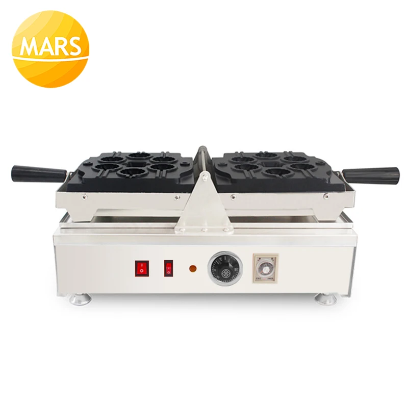 Mars Commercial Use Electric Lolly Waffle Sticks Makers 220v 110v Cakes Pops Machines Baker Iron Mold Making Pan Equipment